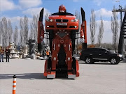 A screen grab from a video showing Turkish engineering firm Letrons' BMW Transformer in action.