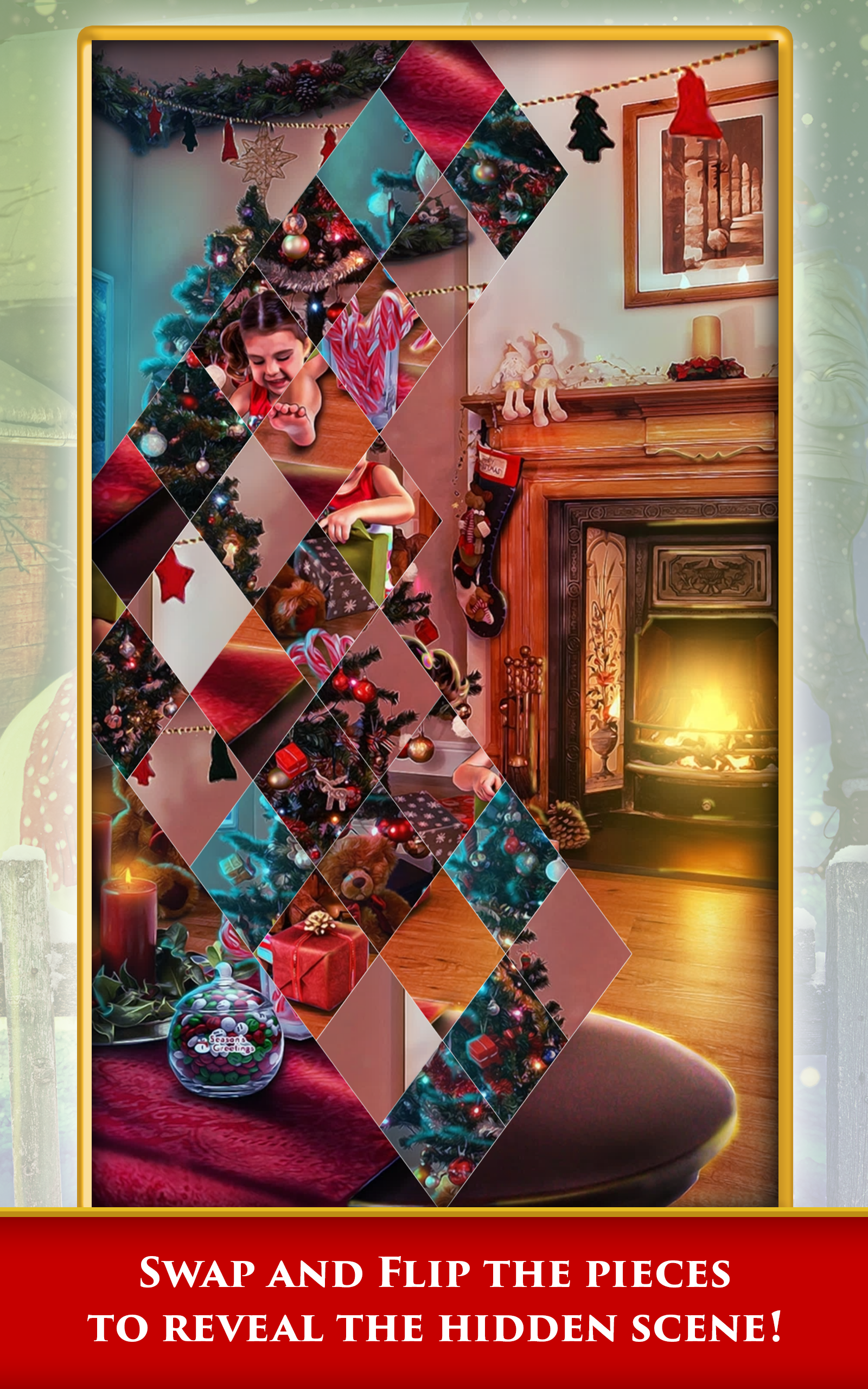 Android application Hidden Scenes Christmas Puzzle screenshort