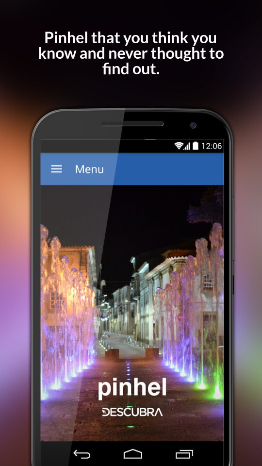 Android application Descubra Pinhel screenshort