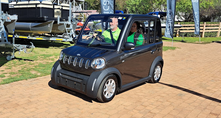 The tiny EVs are available in two- and four-seat models. Picture: DENIS DROPPA