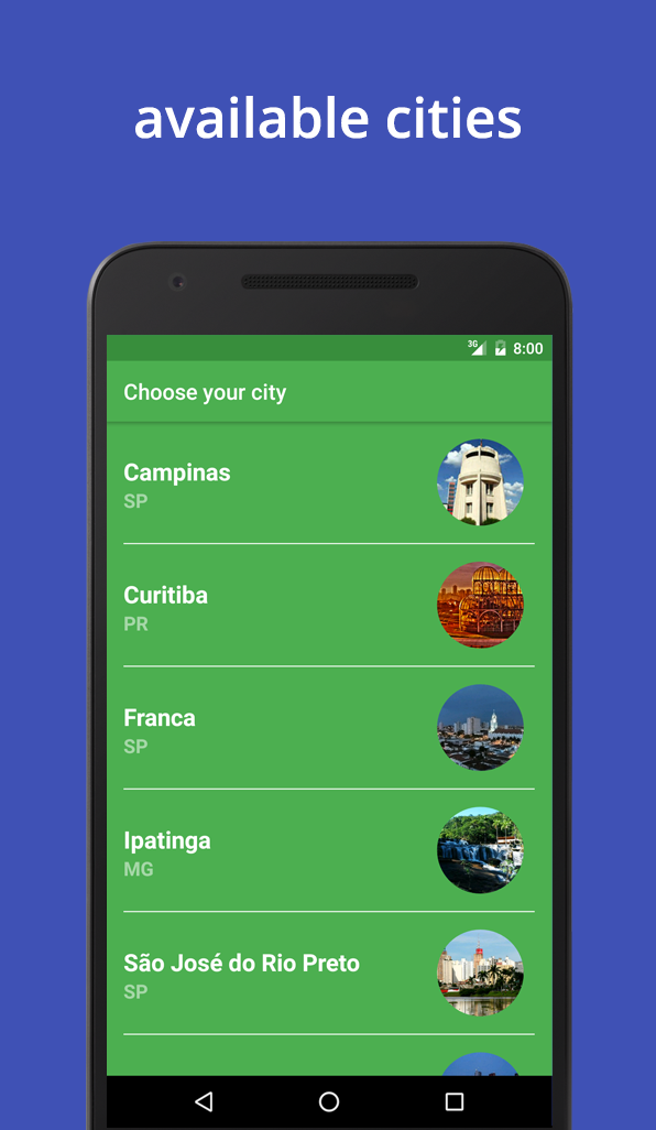 Android application Bus Brazil: Bus, schedules... screenshort