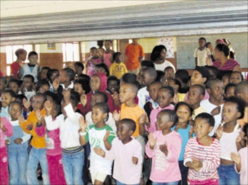 HOPEFUL: The children need help and the centre is doing the best it can. Pic. Lindi Obose. 16/05/2010. © Sowetan.