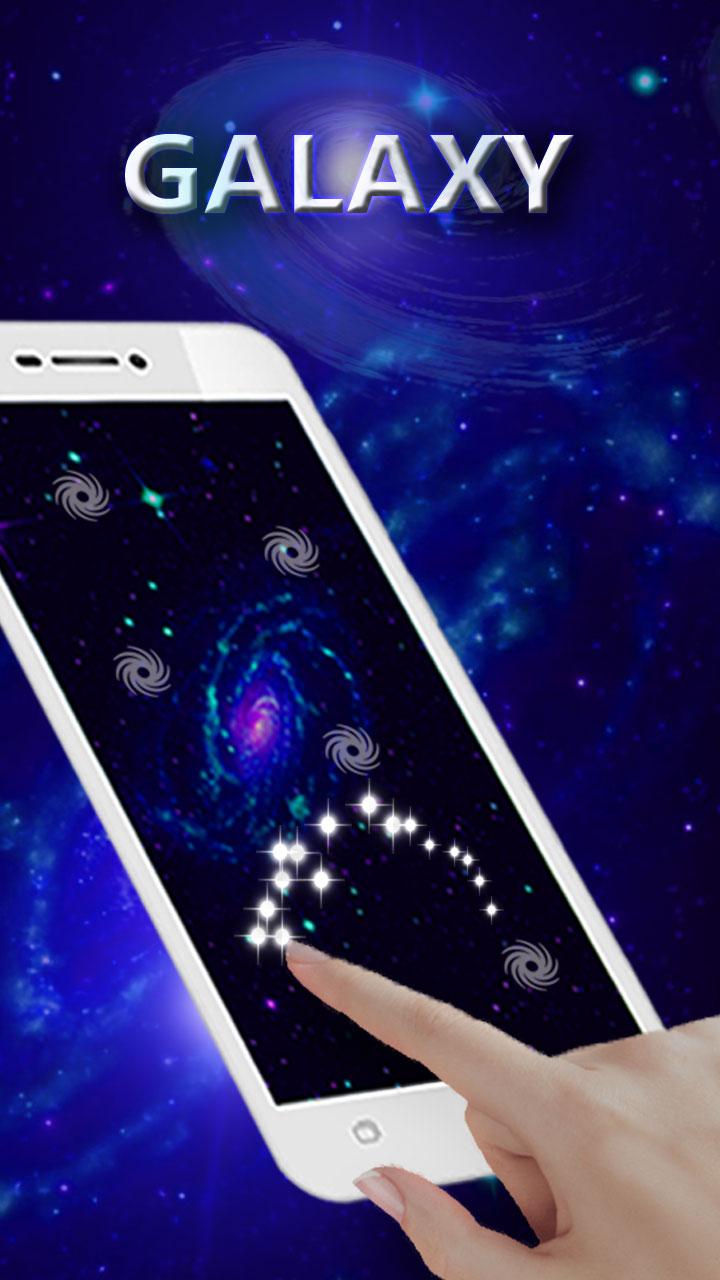 Android application Beautiful galaxy background screenshort