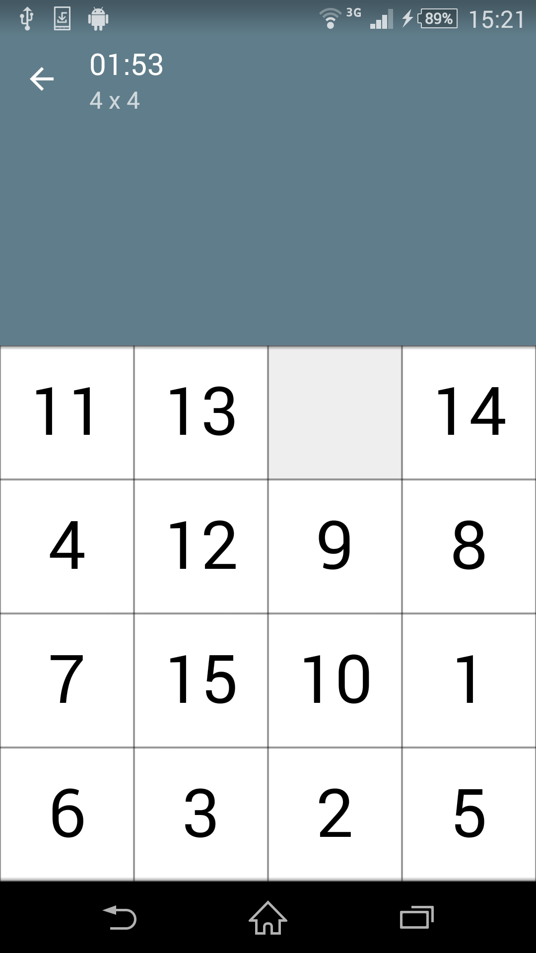 Android application 15 Puzzle (Game of Fifteen) - Classic Puzzle Game screenshort