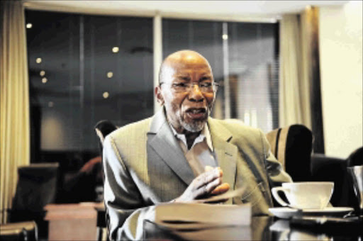 MEANINGFUL ROLE: Former Azapo president Mosibudi Mangena speaks to Sowetan about his book 'Triumphs and Heartaches'. In the book he talks of SA as a country with a painful history, littered with many periods of difficulty and sorrow. He laments the lack of black ownership in SA and says blacks should be owning mines, banks and insurance companies Photo: Thulani Mbele