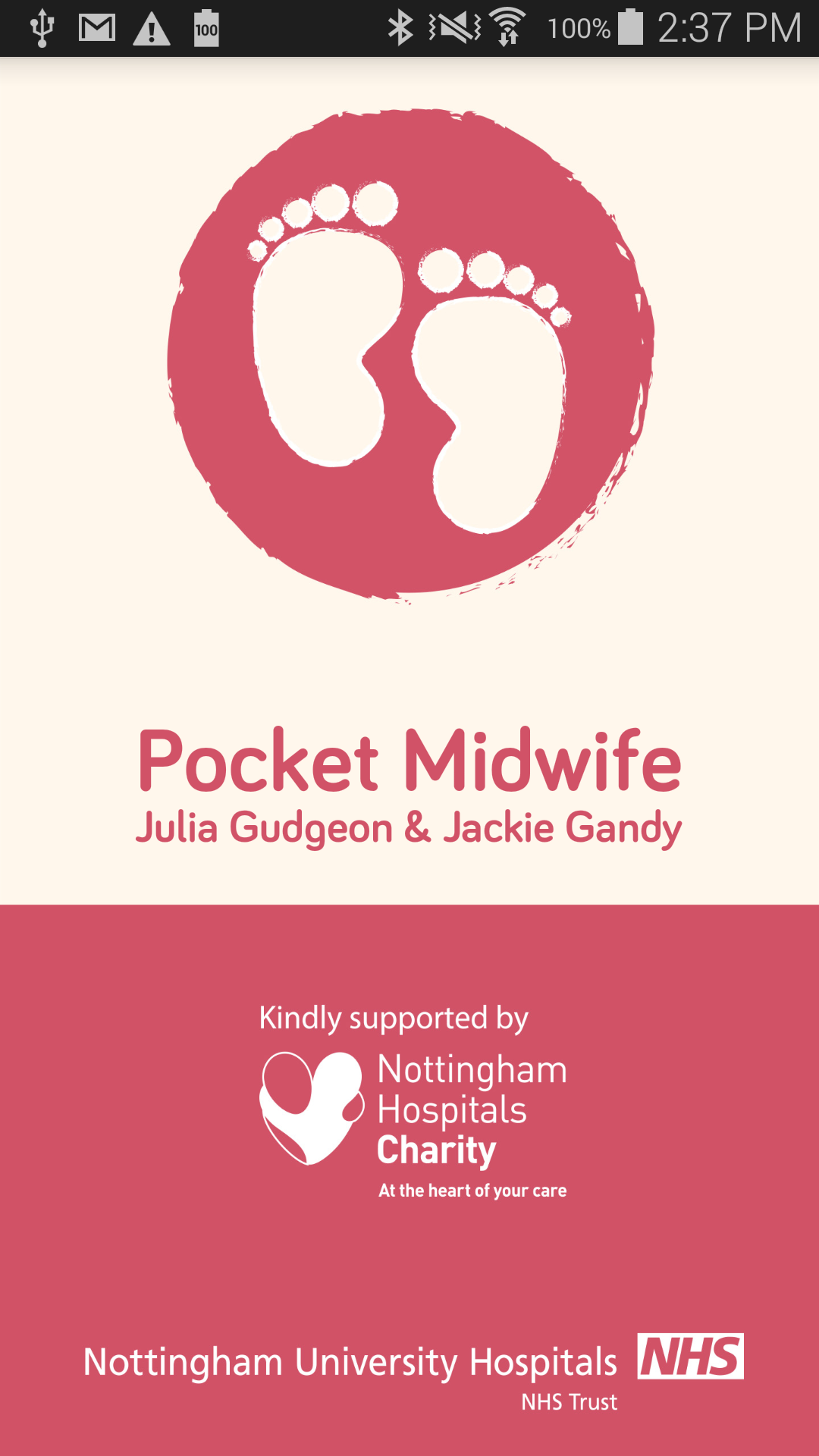 Android application Pocket Midwife screenshort