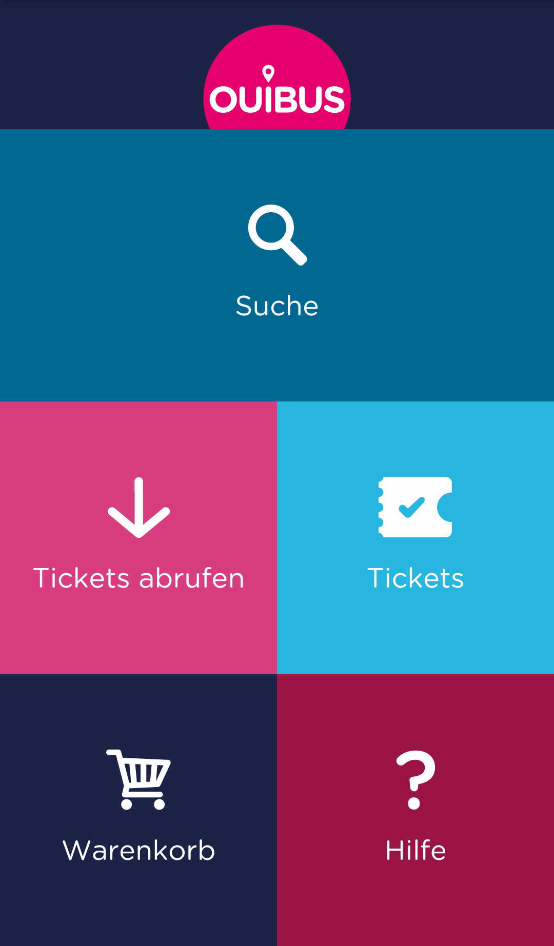 Android application OUIBUS – Travel by bus screenshort