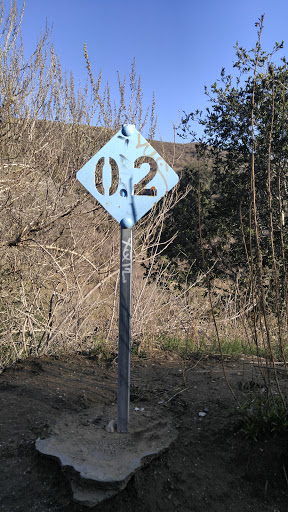 Arroyo Verde .2 Trail Marker