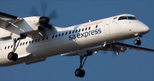SA Express plane in flight. Picture: Turners Travel via Twitter