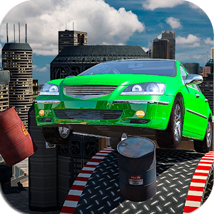 Download Rooftop Taxi Tricky Stunts For PC Windows and Mac