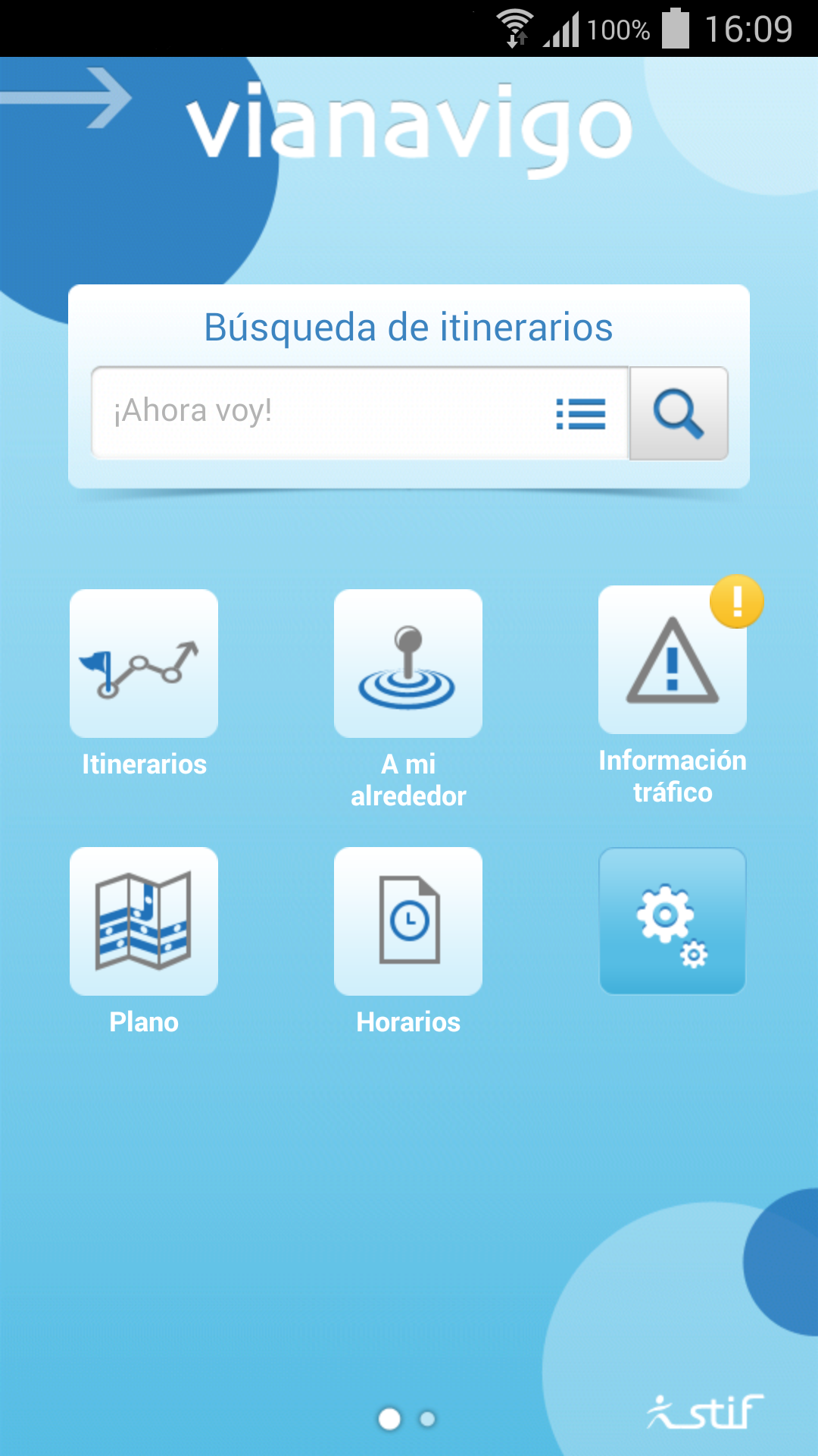 Android application Vianavigo screenshort