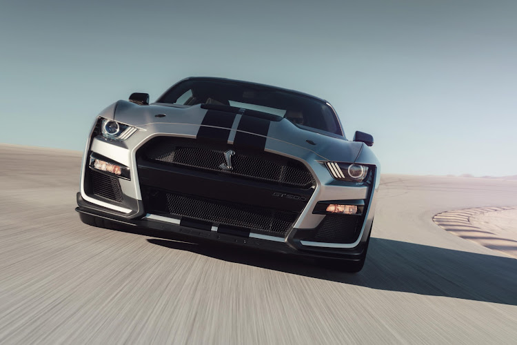 Playing heavily on nostalgia, the new Shelby Mustang GT500 is pretty serious hardware. Picture: SUPPLIED