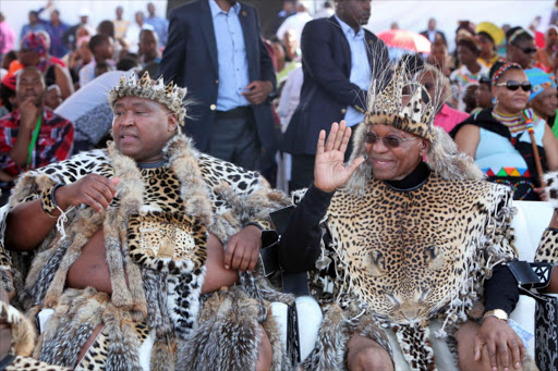 Businessman Khulubuse Zuma and uncle President Jacob Zuma. Picture Credit: Gallo Images