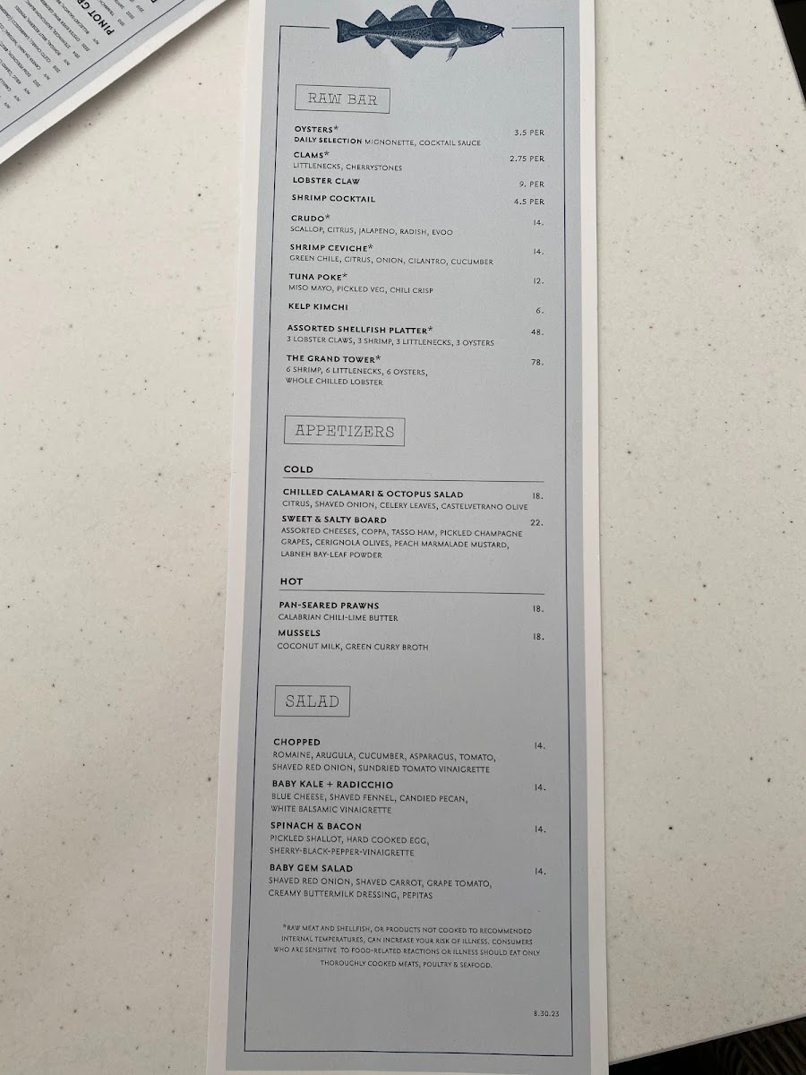 GF menu as of 30 Sep 2023, 2/2