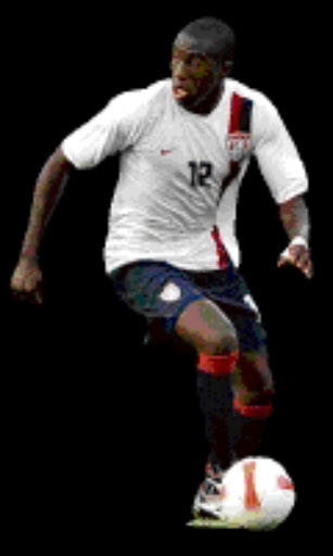 SHOCK AND AWE: US deadly striker Jozy Altidore. Cicra 2008 Pic. Unknown.