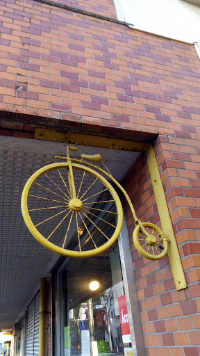 自転車の看板