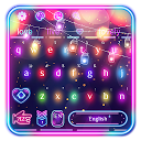 ダウンロード Sparkle Neon Lights  keyboard Theme をインストールする 最新 APK ダウンローダ