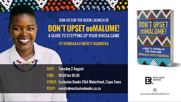 Hombakazi Mercy Nqandeka's book on helping people reconnect to their Xhosa roots will be launched in Cape Town on August 2.