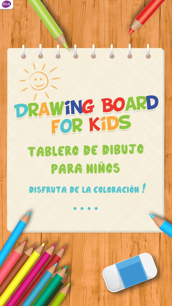Android application Drawing Board for Kids and Students screenshort