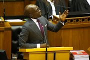 Finance Minister Malusi Gigaba delivers the 2018 budget speech in parliament.