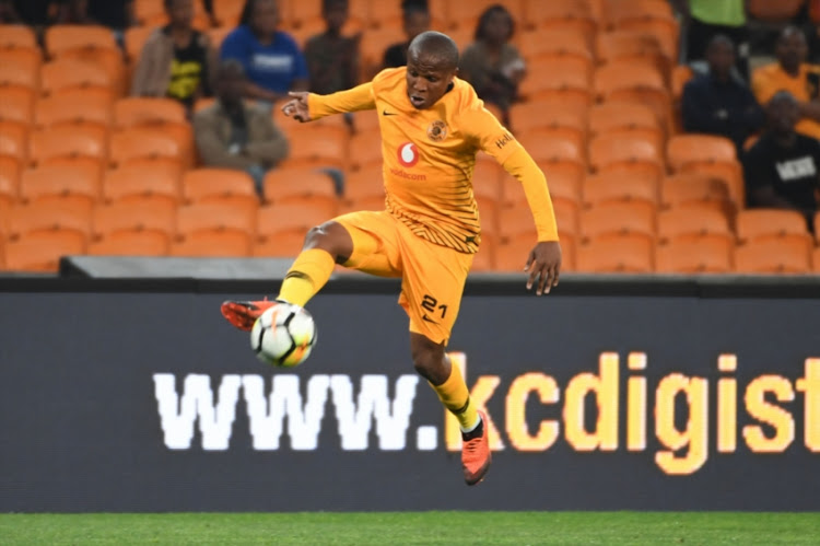 Lebogang Manyama of Kaizer Chiefs during the Absa Premiership match between Kaizer Chiefs and AmaZulu FC at FNB Stadium on September 22, 2018 in Johannesburg, South Africa.