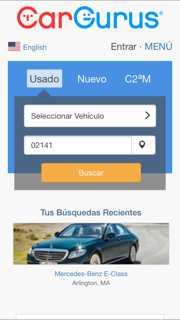 Android application CarGurus: Used & New Cars screenshort