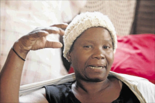 DOUBLE THE PAIN: Lindiwe Mahleya, the grandmother of eight-year-old Sibongile, who died after becoming ill at schoolPHOTO: ANTONIO MUCHAVE