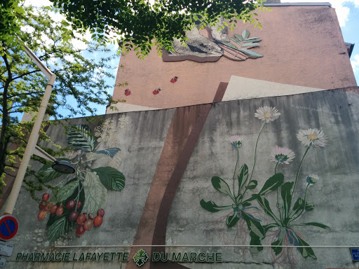 Fleur - Peinture Murale