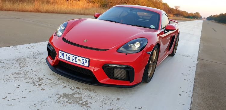 In noise and poise, the six-cylinder Porsche Cayman GT4 hits the right notes.
