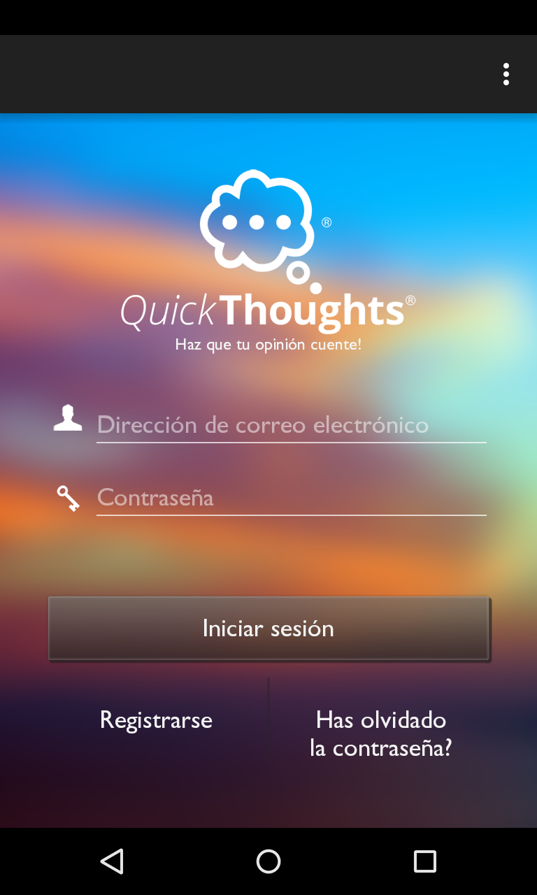 Android application QuickThoughts: Take Surveys Earn Gift Card Rewards screenshort