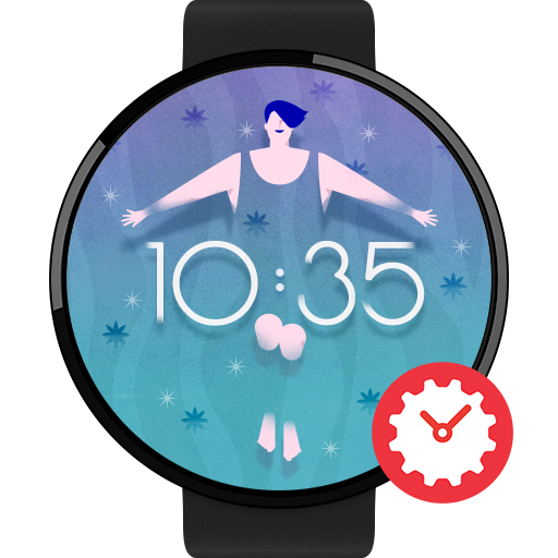 Swimming watchface by Julie