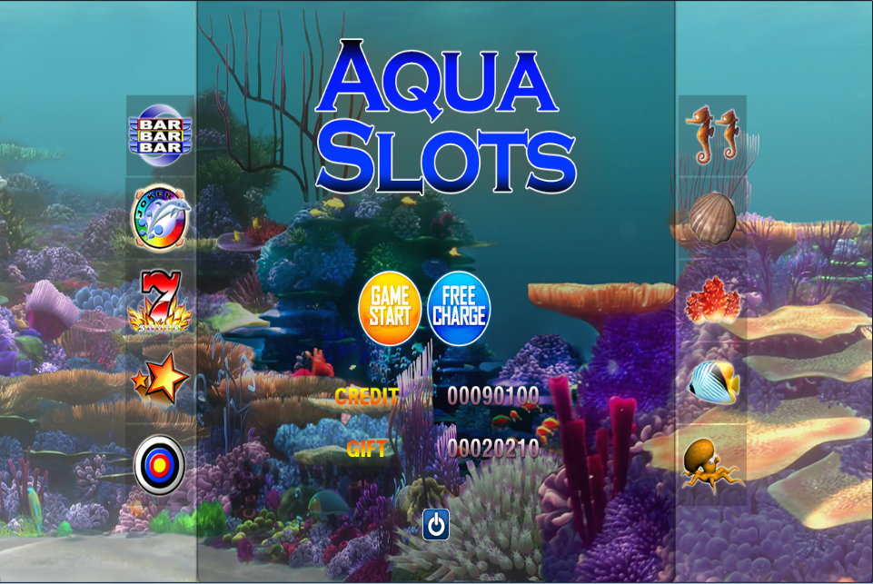 Android application Aqua Slots screenshort