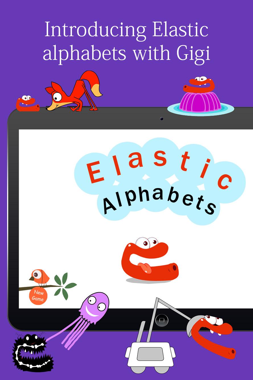 Android application Elastic Alphabets® screenshort