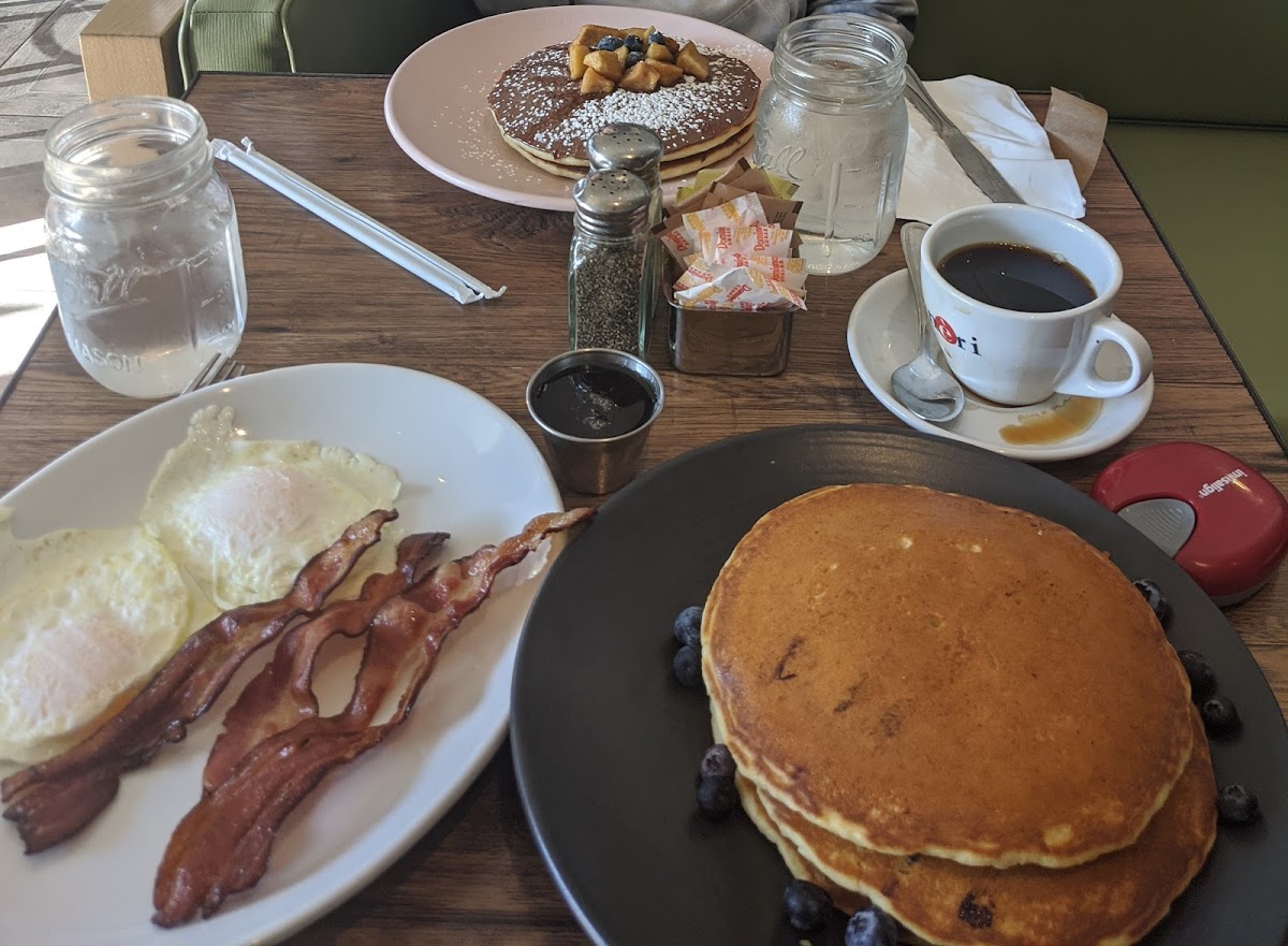 Gluten-Free Pancakes at Over Easy Kitchen