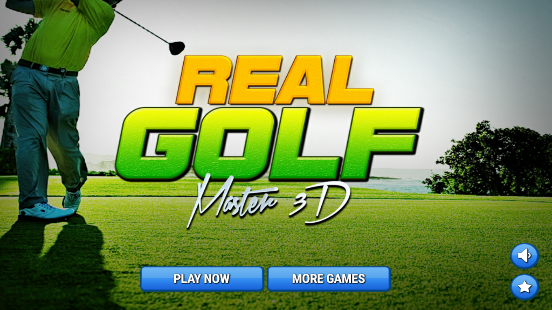 Android application Real Golf Master 3D screenshort