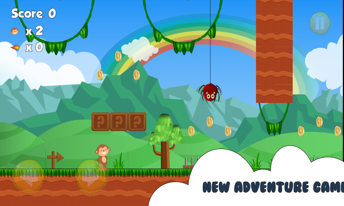 Android application Monkey Adventure screenshort