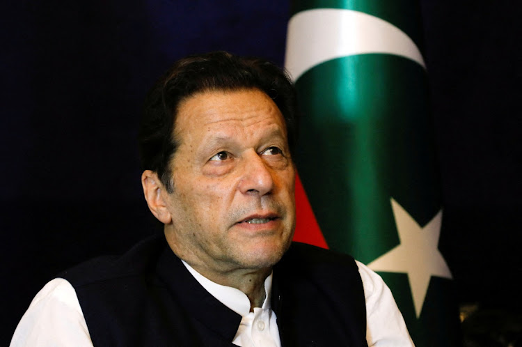 Former Pakistani Prime Minister Imran Khan in Lahore, Pakistan, on March 17 2023. File photo.