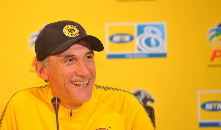 Giovanni Solinas coach of Kaiser Chiefs during the Kaizer Chiefs Press Conference on the 23 August 2018 at PSL Offices.