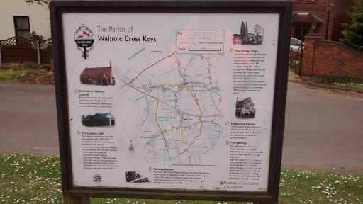Walpole Cross Keys Information Sign