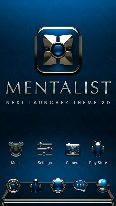 Android application Mentalist Next Launcher Theme screenshort