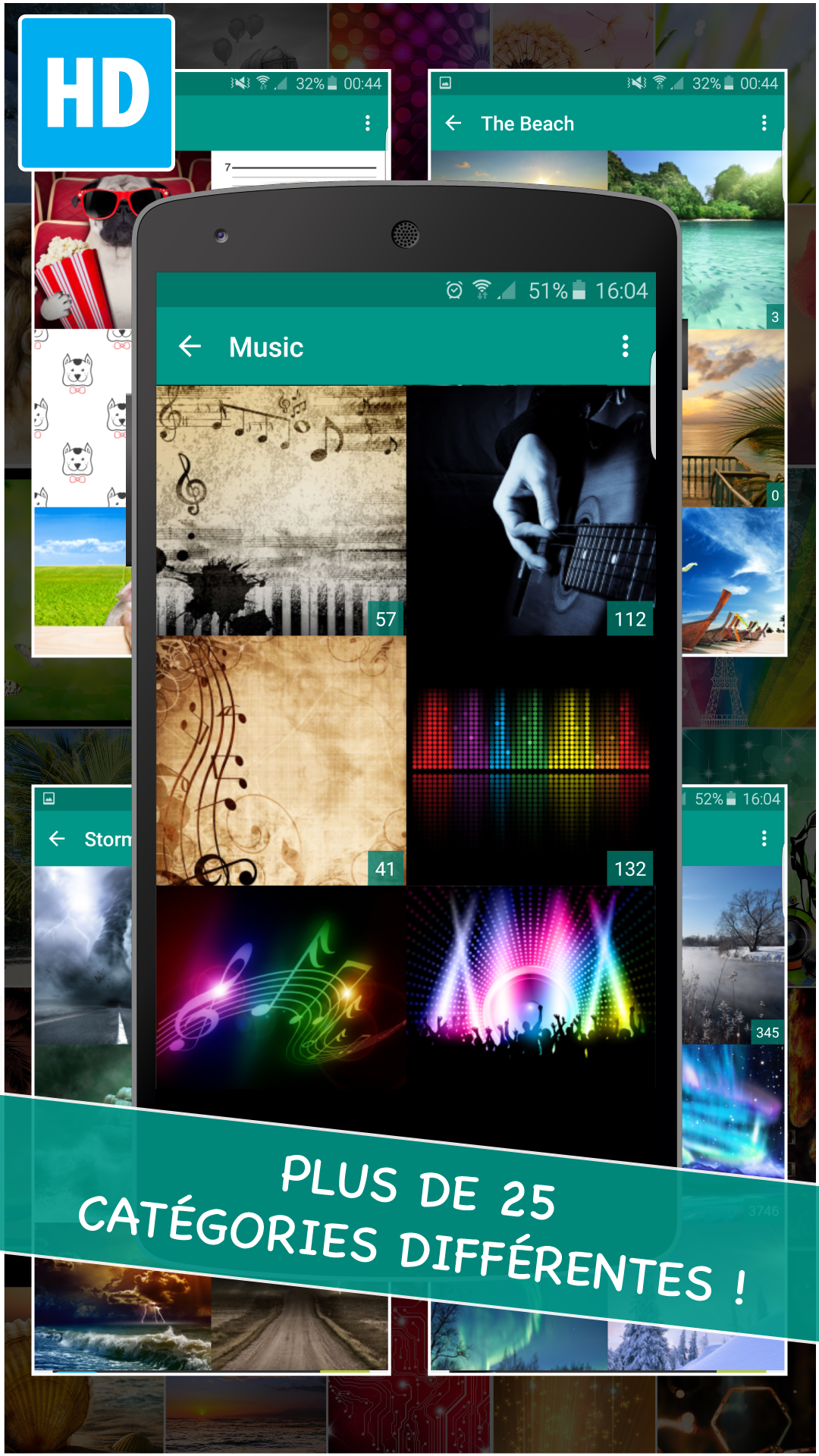 Android application Cool Wallpapers (Backgrounds) screenshort
