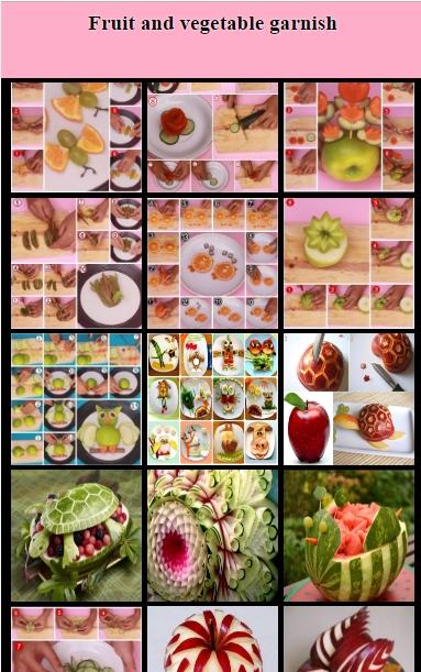 Украсьте фрукты и овощи — приложение на Android