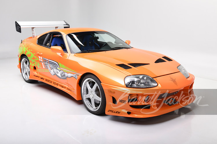 This iconic Mk4 Toyota Supra driven by Paul Walker in "The Fast and The Furious" was sold for over R8-million at a Barrett-Jackson auction in Las Vegas over the weekend.