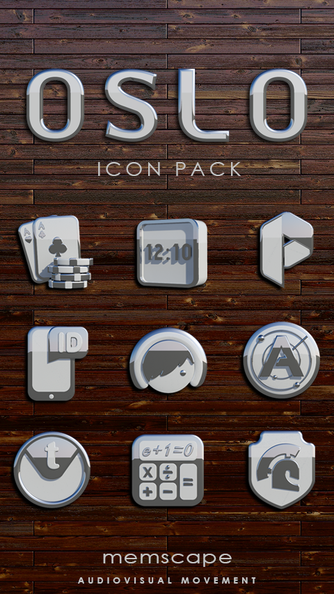 Android application OSLO Icon Pack screenshort