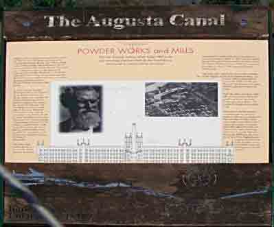 The tall chimney in front of the Sibley Mill is the only surviving structure built by the Confederacy, and stands as a memorial to war dead. Augusta and its canal played a prominent role in the...
