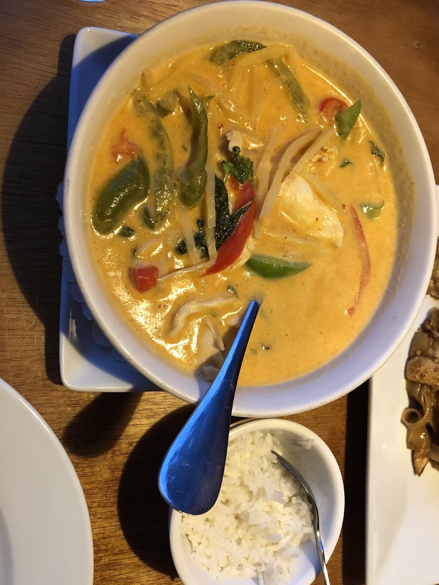 Red curry was very very good!