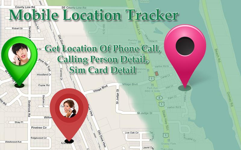 Android application Mobile Location Tracker screenshort