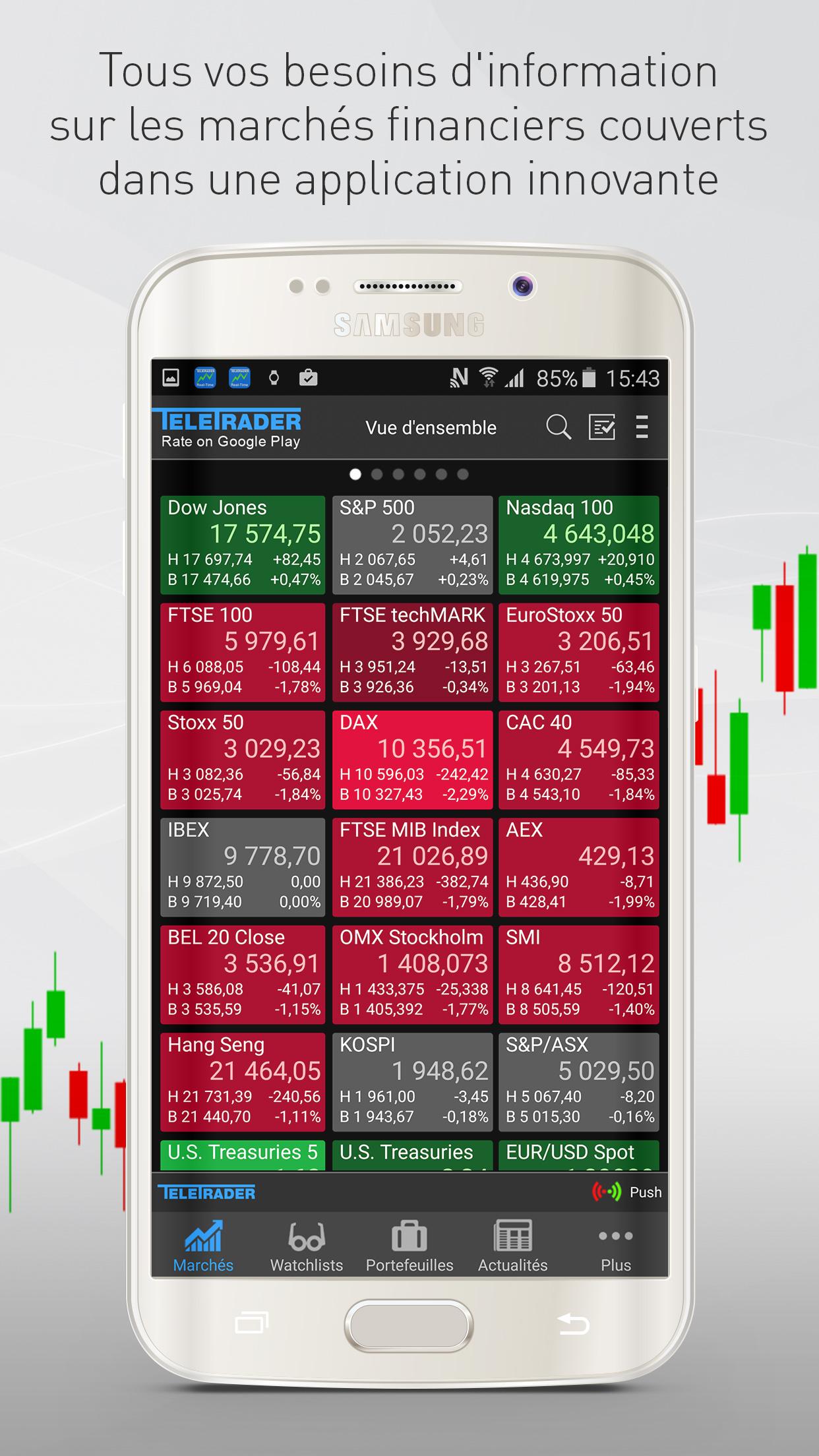 Android application StockMarkets by baha - finance, markets & news screenshort