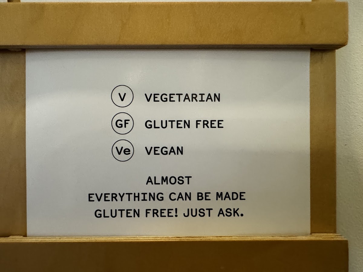 Gluten-Free at Cubby's