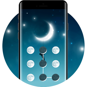 Download Moon APP Lock Theme Crescent Pin Lock Screen For PC Windows and Mac